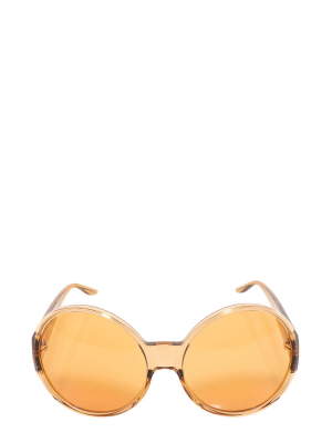 Gucci Eyewear Oversized Round Frame Sunglasses