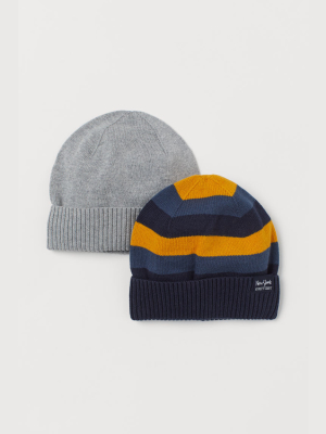 2-pack Knit Hats