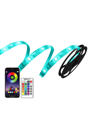 Tzumi Led Mood Light Strip Rgb With Smartphone App And Remote