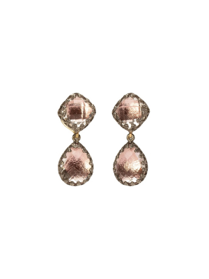 Jane Small Day Night Earrings - Blush