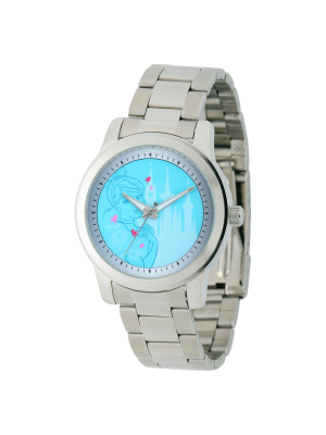 Women's Disney Cinderella Casual Alloy Watch - Silver