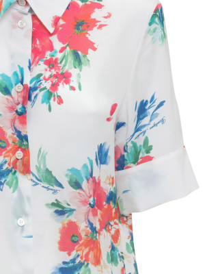 Boutique Moschino Floral Printed Blouse