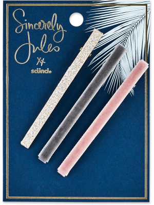 Sincerely Jules By Scünci Assorted Salon Clips - 2pk