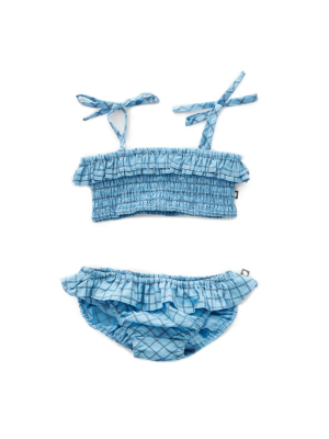 Oeuf Blue Grid Bikini