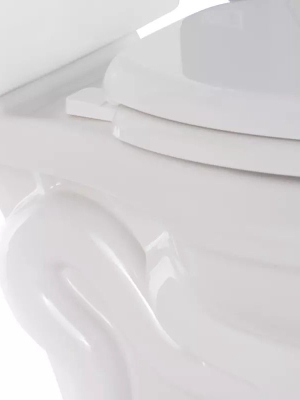 Miseno Mnos2000 Universal Slow Close Elongated Toilet Seat And Lid - Bright White