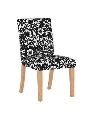 Dining Chair Shadow Poppy Black - Cloth & Company