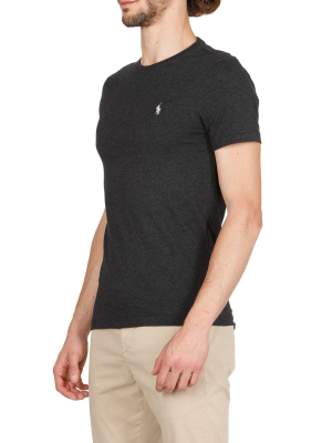 Polo Ralph Lauren Logo Embroidered Round Neck T-shirt