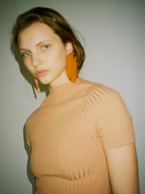 Orange Shape Earrings