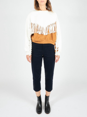 Vintage Combo Fringe Sweatshirt