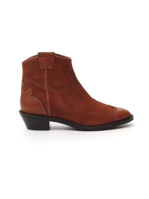 See By Chloé Pointed-toe Ankle Boots