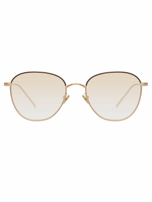 Linda Farrow Raif C21 Square Sunglasses