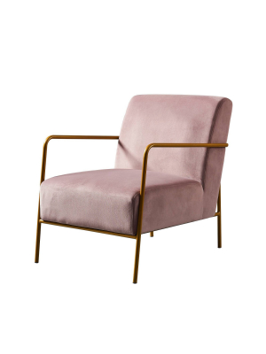 Chelsea Armchair With Metal Leg - Versanora