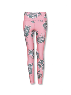 Active Tropical Print Leggings