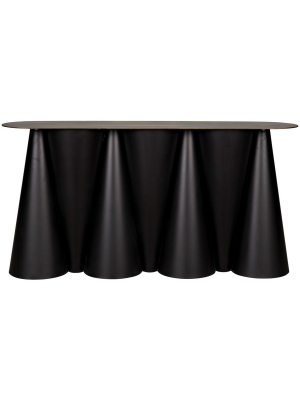 Salt + Pepper Console, Black Metal