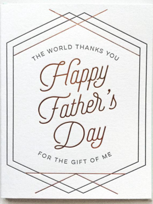 Paper Bandit Press Fathers Day Card