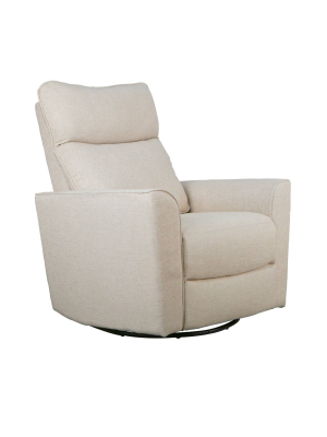 Karla Dubois Soho Swivel Accent Chair - Canvas