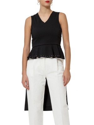 See By Chloé Asymmetric Hem Sleeveless Top