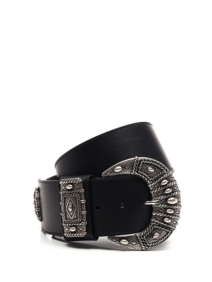 Etro Engraved Buckle Belt