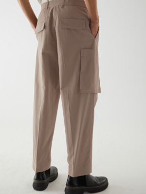 Utility-style Cotton-mix Trousers