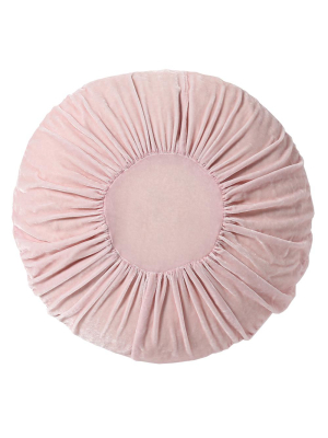Round Velvet Pillow-pink - Sold Out 6.20.22