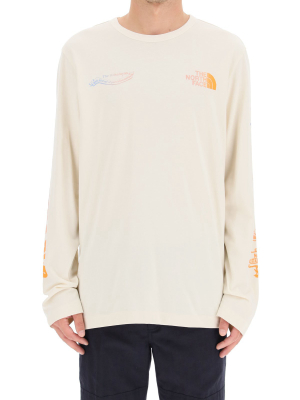 The North Face Logo Printed Long Sleeve T-shirt