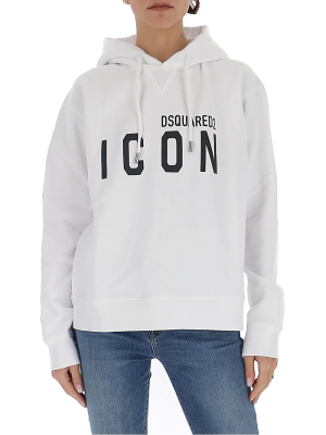 Dsquared2 Icon Print Hooded Sweatshirt