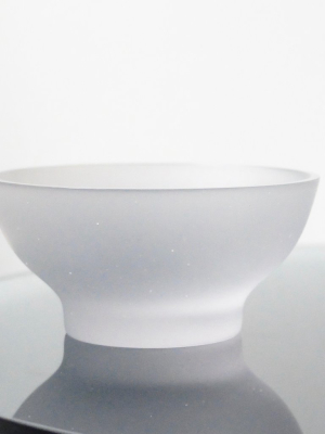 Celia Dowson Rhossili Glass Small Bowl In Misty Grey