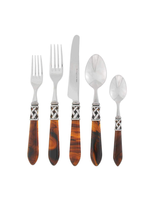 Vietri Aladdin Antique Tortoiseshell 5-piece Place Setting