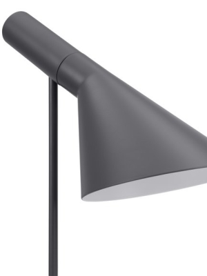 Aj Floor - Arne Jacobsen Style Floor Lamp, Dark Gray