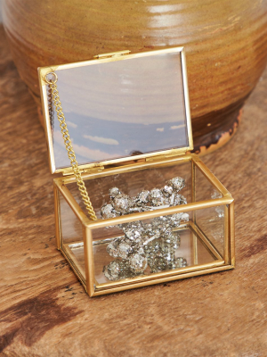 Glass Trinket Box