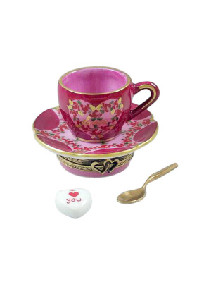 Valentine's Love Teacup Limoges