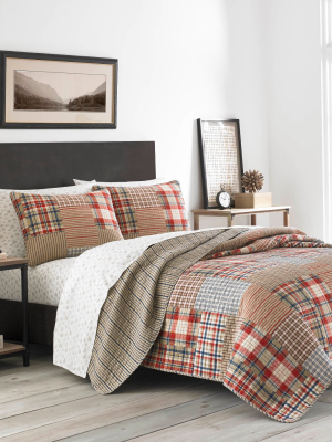 Hawthorne Quilt Set Brown - Eddie Bauer