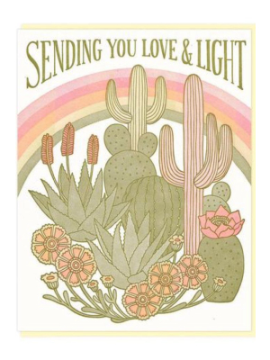 Sending You Love And Light Card