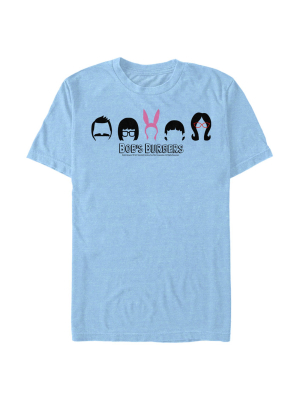 Men's Bob's Burgers Iconic Hair T-shirt