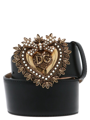 Dolce & Gabbana Dg Sacred Heart Buckle Belt