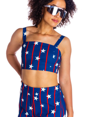 The Kennedy | Women's Usa Crop Set