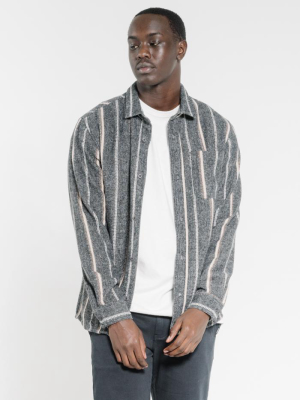 Work Shop Long Sleeve Flannel Shirt - Dark Grey