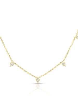 14kt Yellow Gold Diamond Natalie Necklace