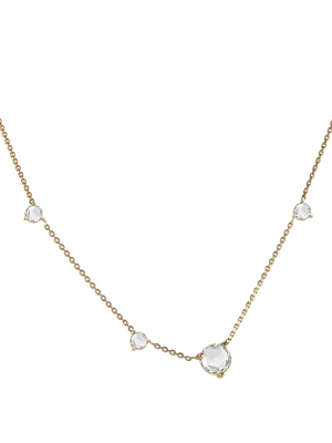 Linear Diamond Chain Necklace