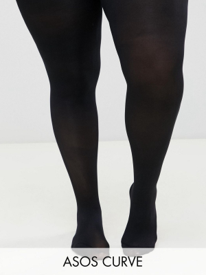 Asos Design Curve 80 Denier Black Tights