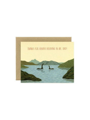 Loch Ness Father's Day Card