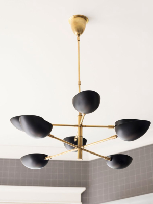 Graphic Large Two-tier Chandelier