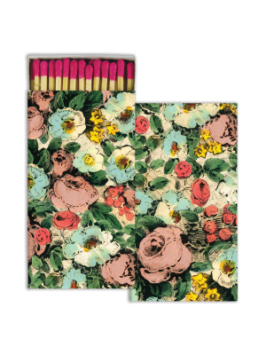 Matches - Floral Collage - Pink