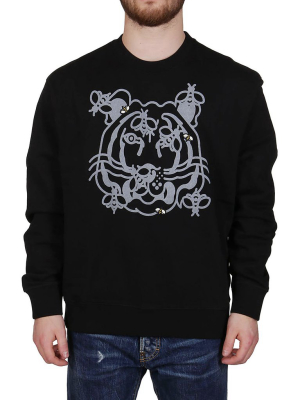 Kenzo Bee A Tiger Print Sweatshirt