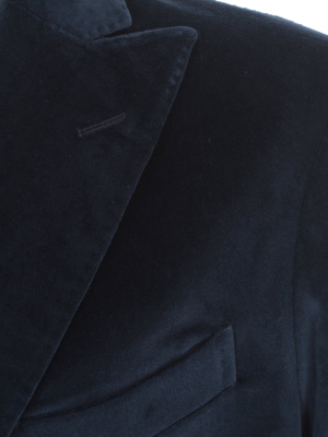Boglioli Velvet Single-breasted Blazer