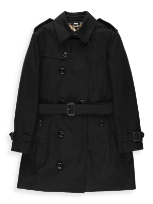 Burberry Kids Double Breasted Trench Coat