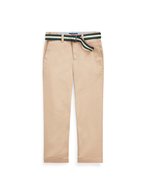 Belted Stretch Skinny Chino