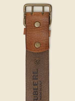 Tumbled Leather Belt - Vintage