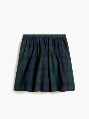 Girls' Black Watch Plaid Skirt