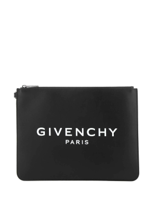 Givenchy Large Logo Print Pouch